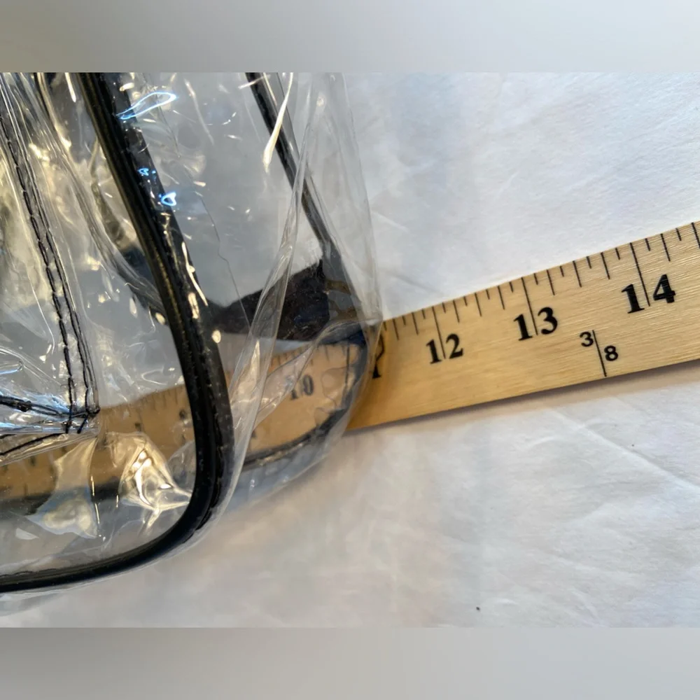 Backpack clear with‎ Black Trim, USA Equestrian Team